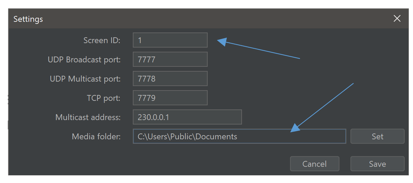 Screenshot of ExtraPPT Node settings window.